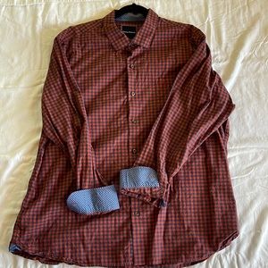 Men’s Tommy Bahama Checkered Long Sleeve Shirt